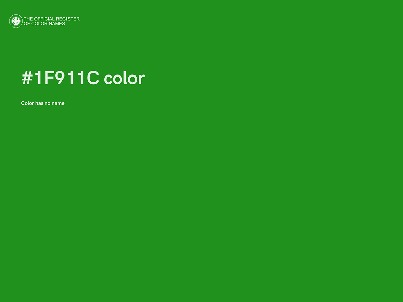 #1F911C color image