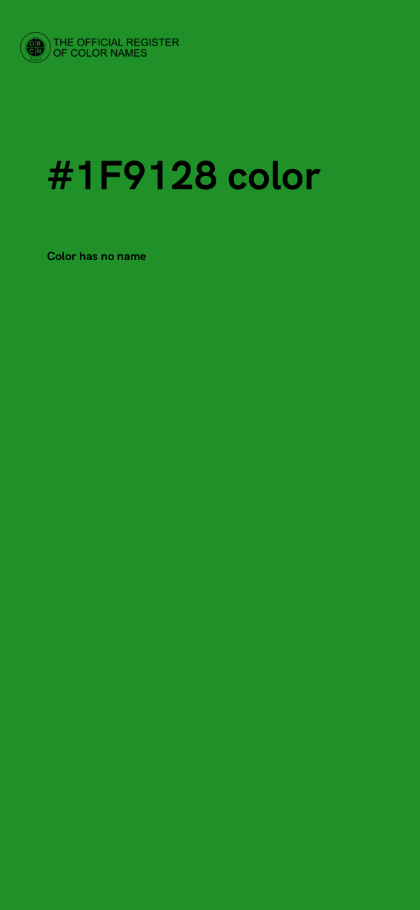 #1F9128 color image