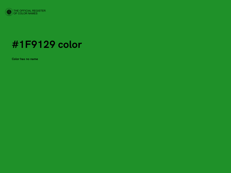 #1F9129 color image