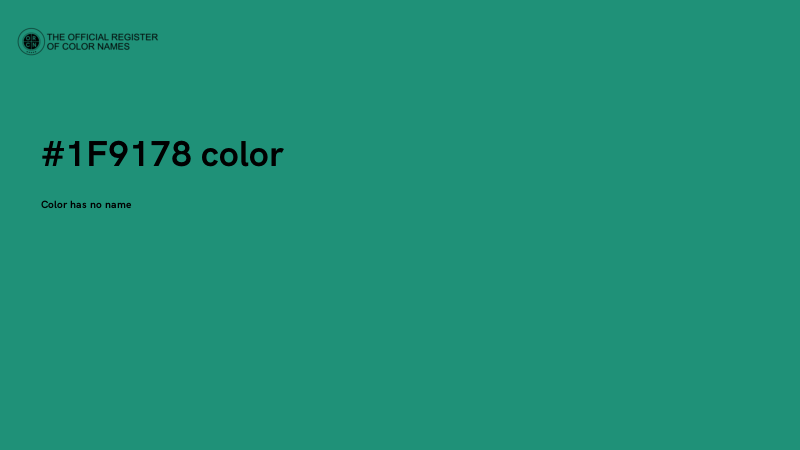 #1F9178 color image