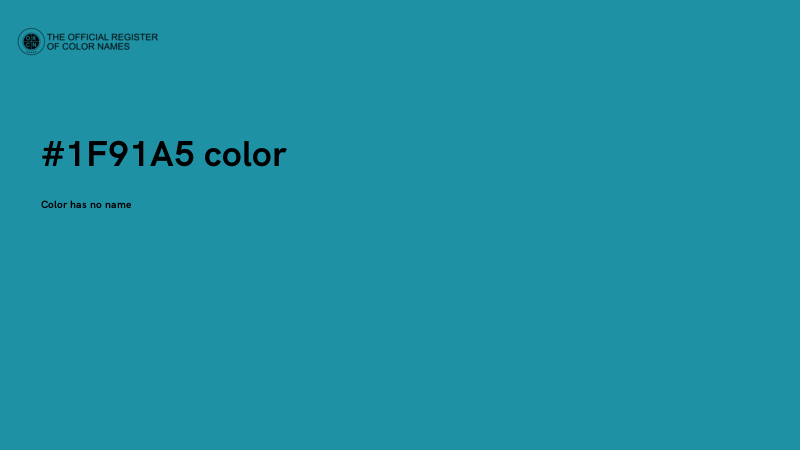 #1F91A5 color image