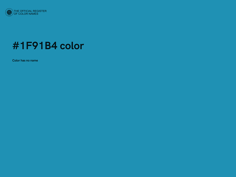 #1F91B4 color image