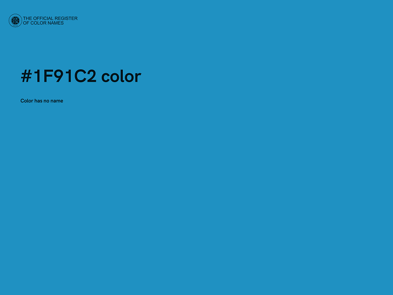 #1F91C2 color image