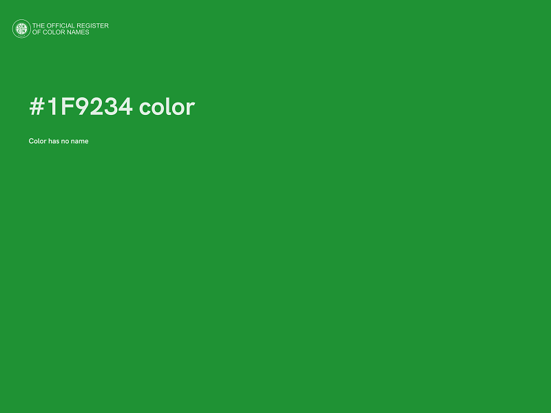 #1F9234 color image