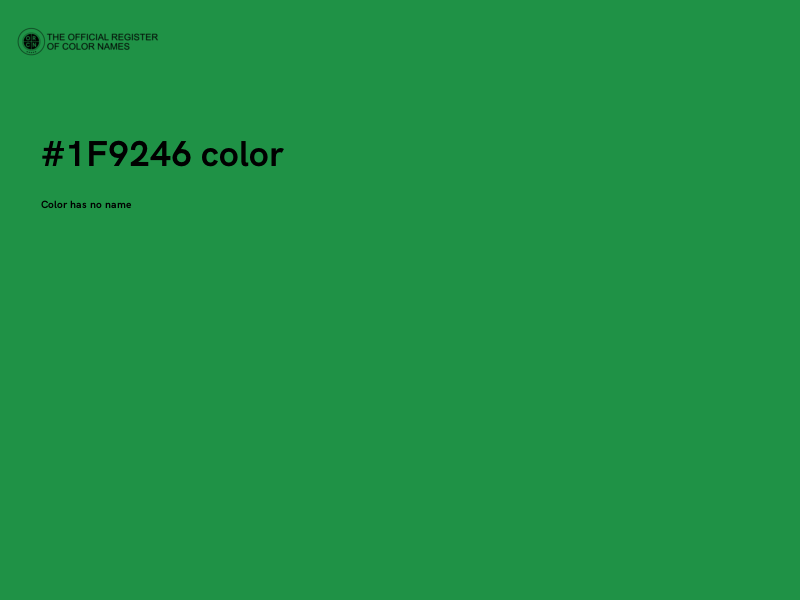 #1F9246 color image