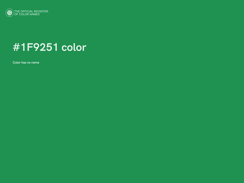 #1F9251 color image