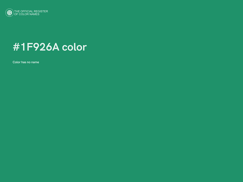 #1F926A color image