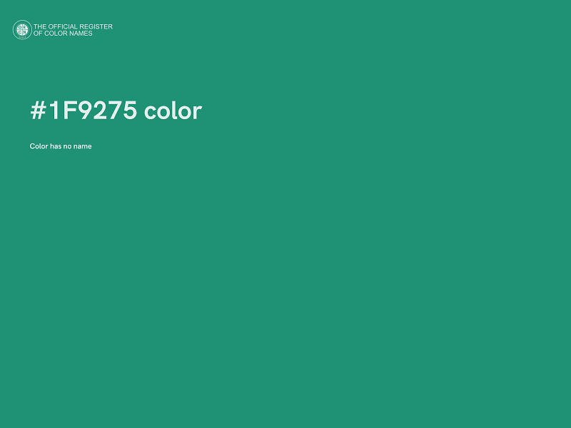 #1F9275 color image