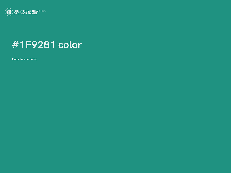 #1F9281 color image