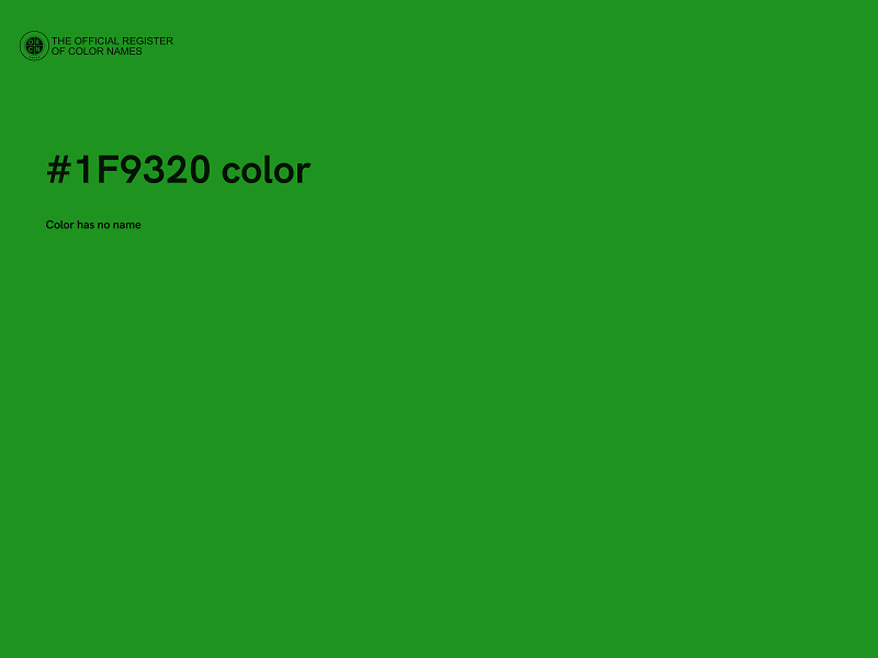 #1F9320 color image