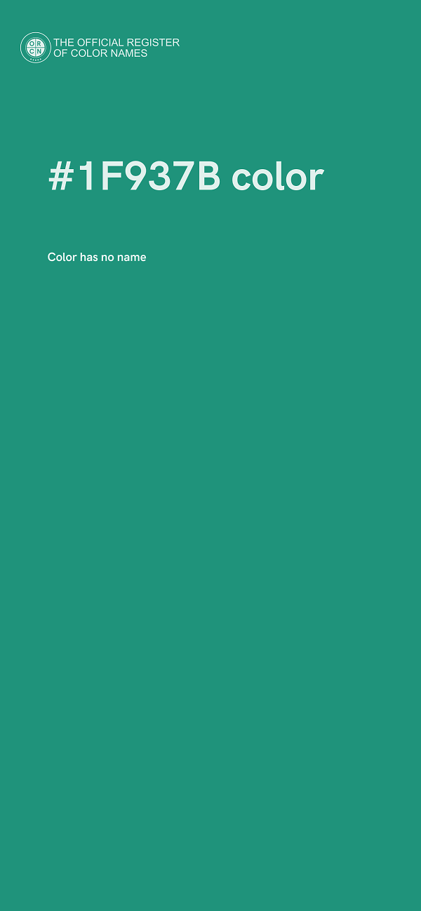 #1F937B color image