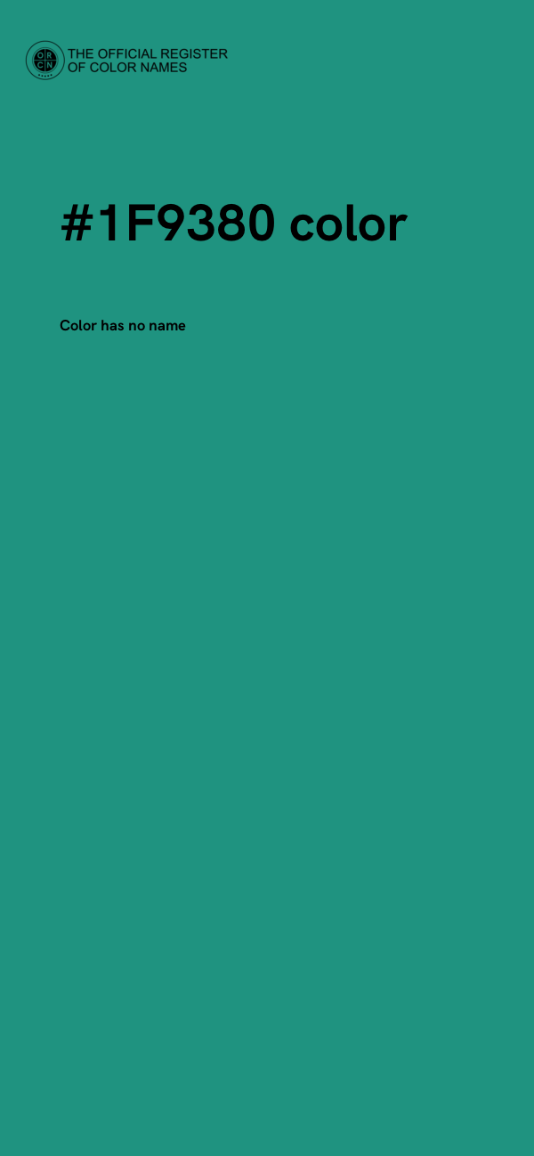 #1F9380 color image