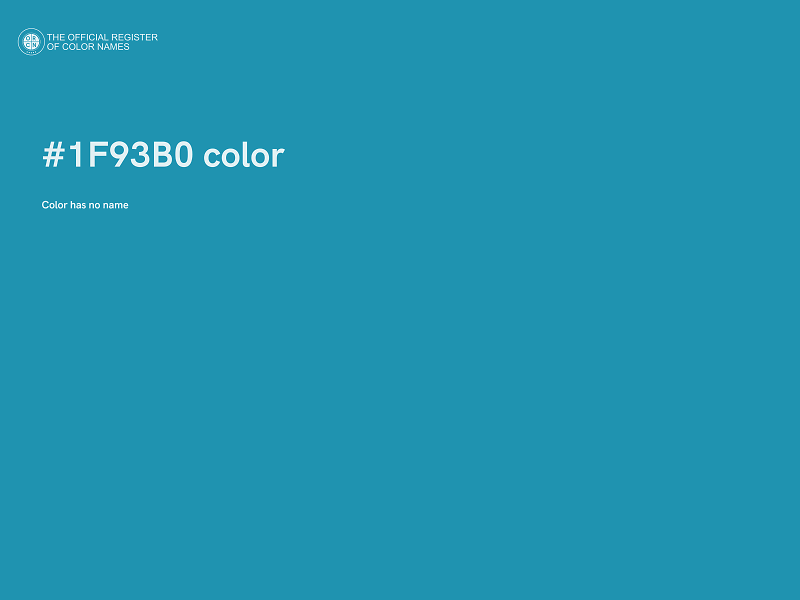 #1F93B0 color image