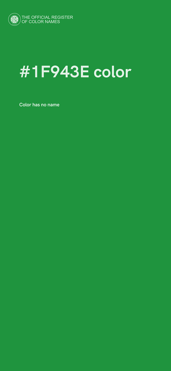 #1F943E color image