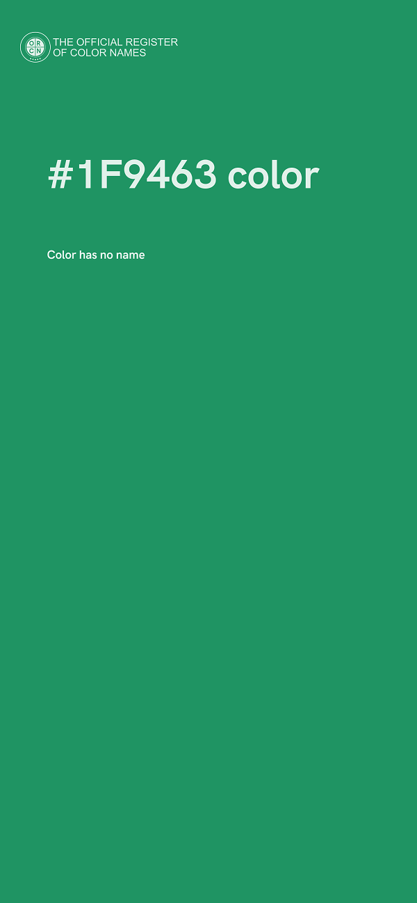 #1F9463 color image