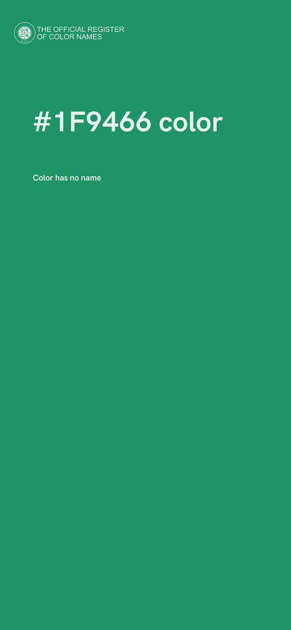 #1F9466 color image