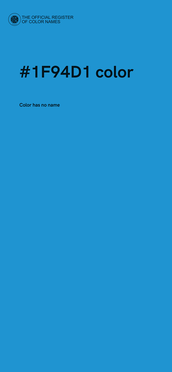 #1F94D1 color image