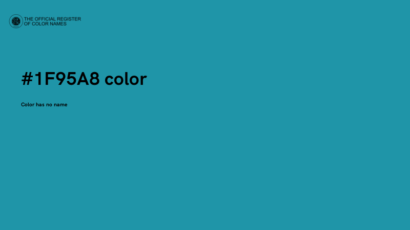 #1F95A8 color image