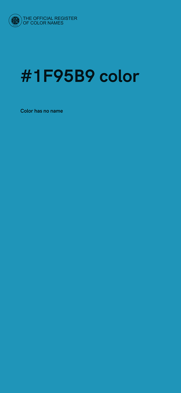 #1F95B9 color image