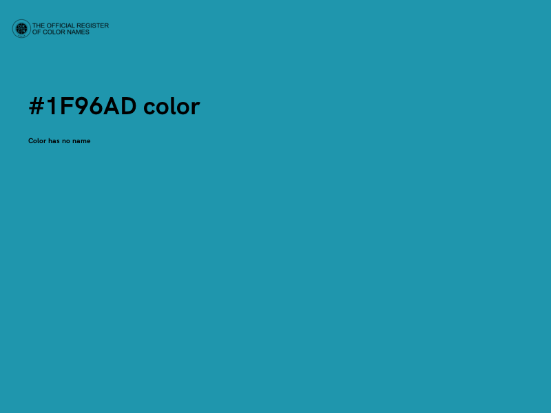 #1F96AD color image