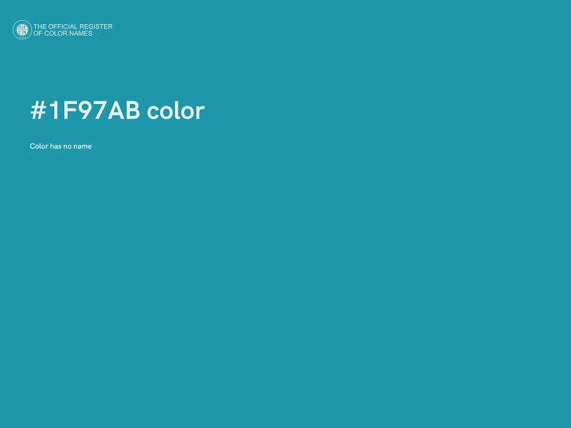 #1F97AB color image