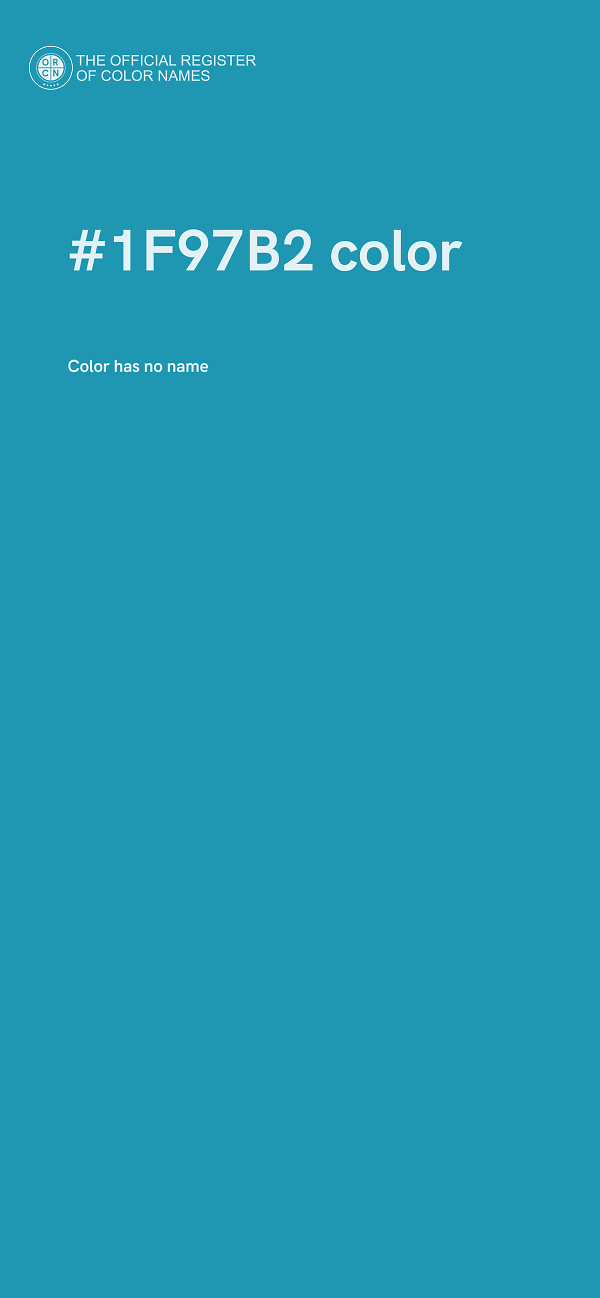 #1F97B2 color image