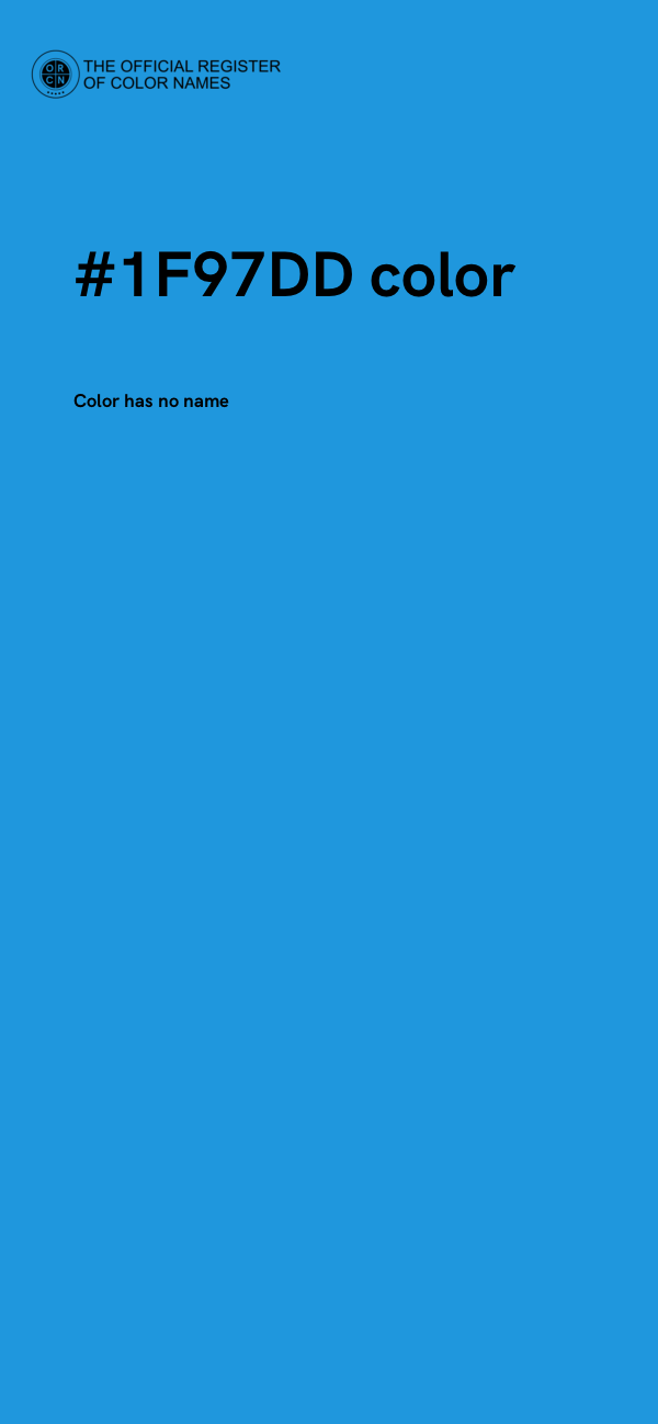 #1F97DD color image