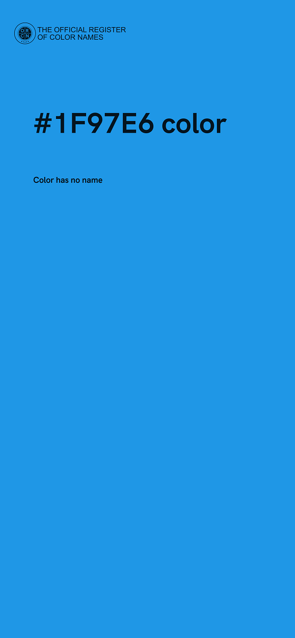 #1F97E6 color image