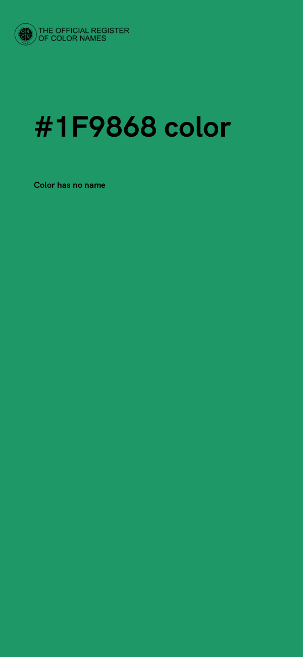 #1F9868 color image