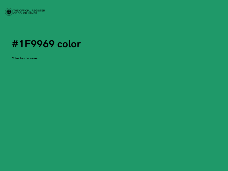 #1F9969 color image