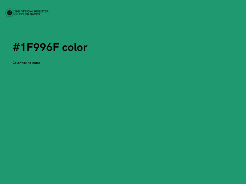 #1F996F color image