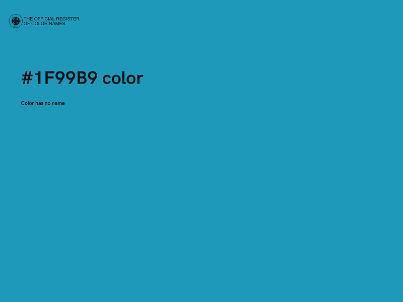 #1F99B9 color image