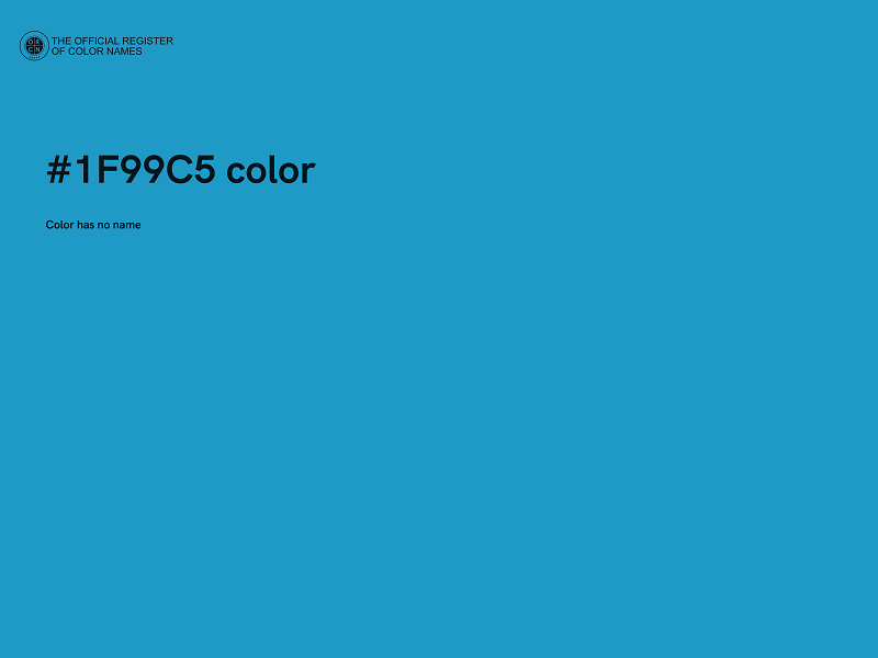 #1F99C5 color image
