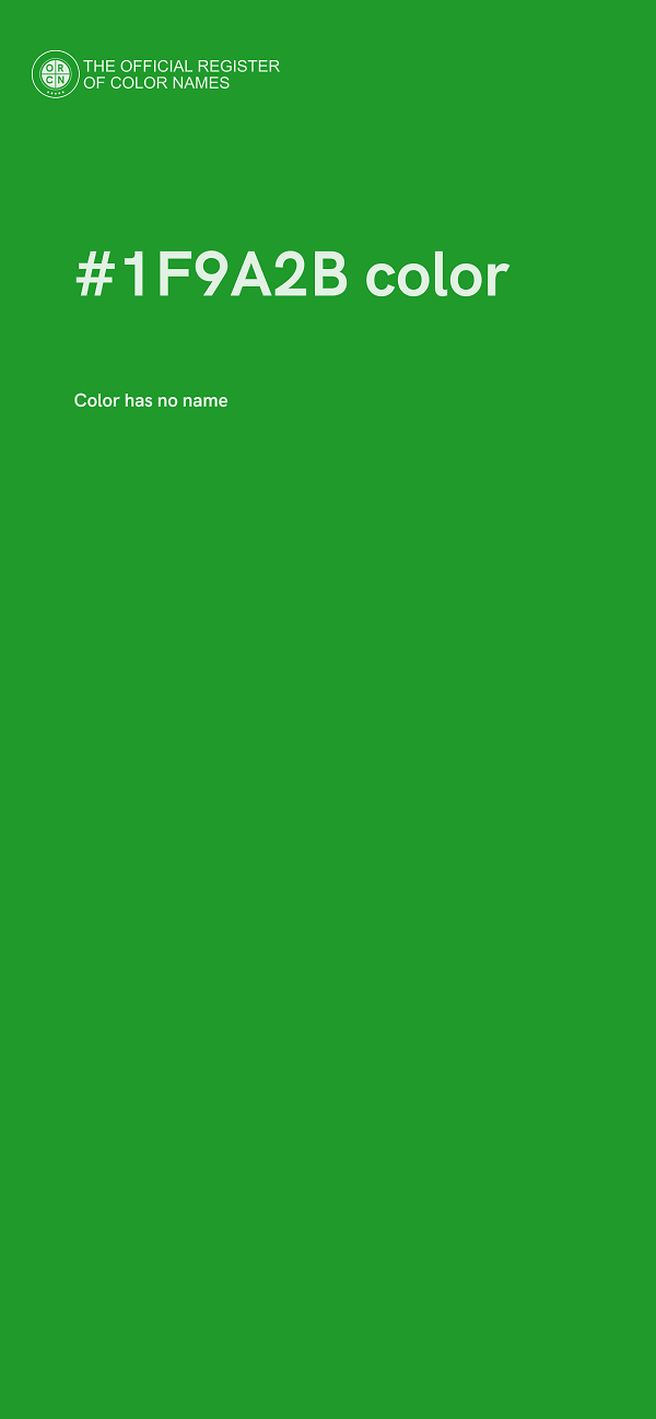 #1F9A2B color image