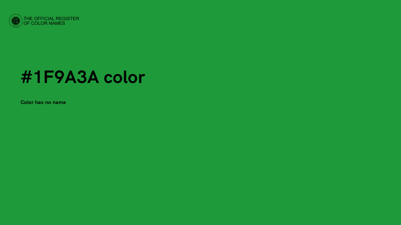 #1F9A3A color image