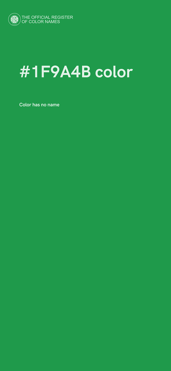 #1F9A4B color image