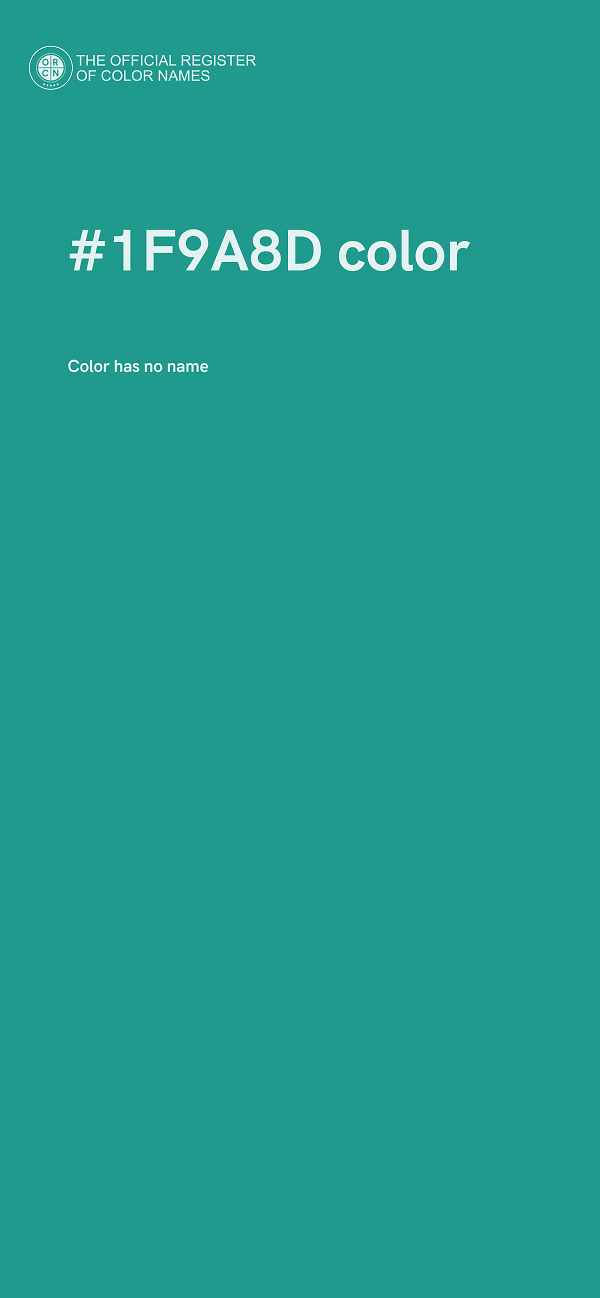 #1F9A8D color image