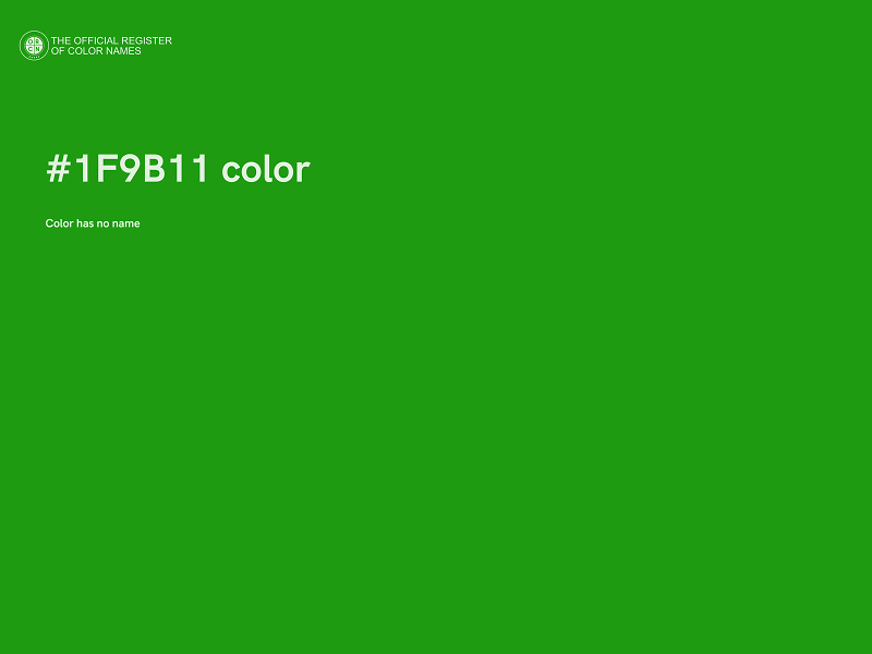 #1F9B11 color image