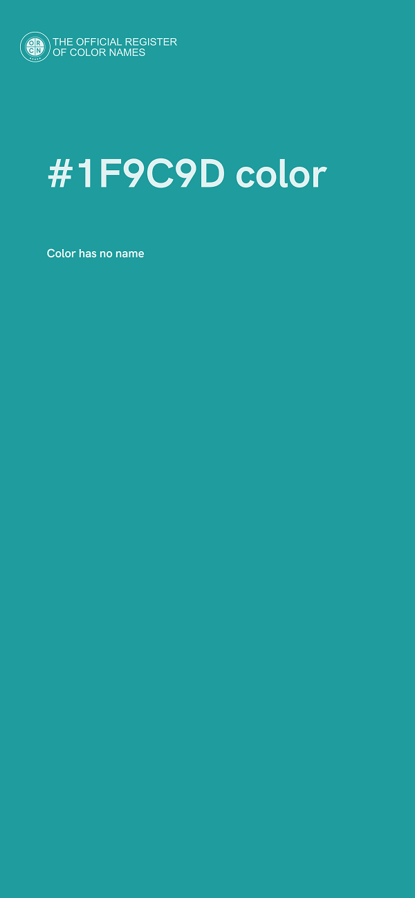 #1F9C9D color image