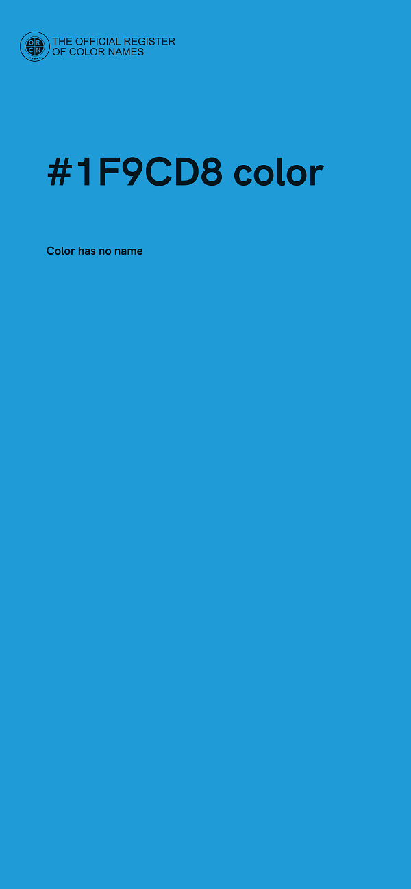 #1F9CD8 color image