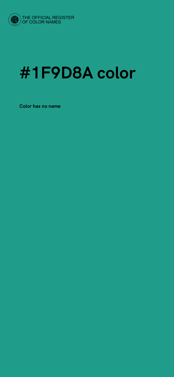 #1F9D8A color image
