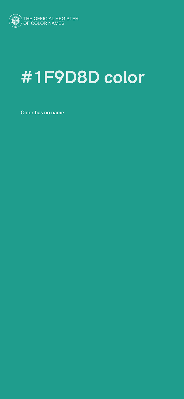 #1F9D8D color image