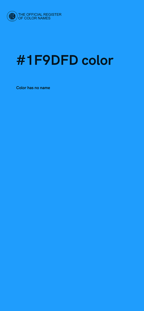 #1F9DFD color image