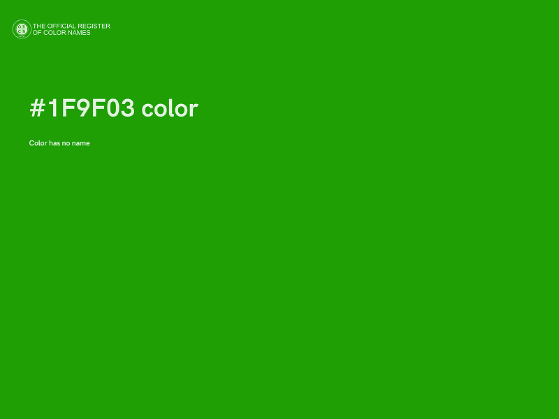 #1F9F03 color image