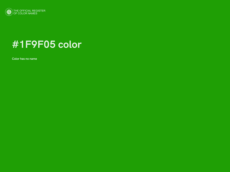 #1F9F05 color image