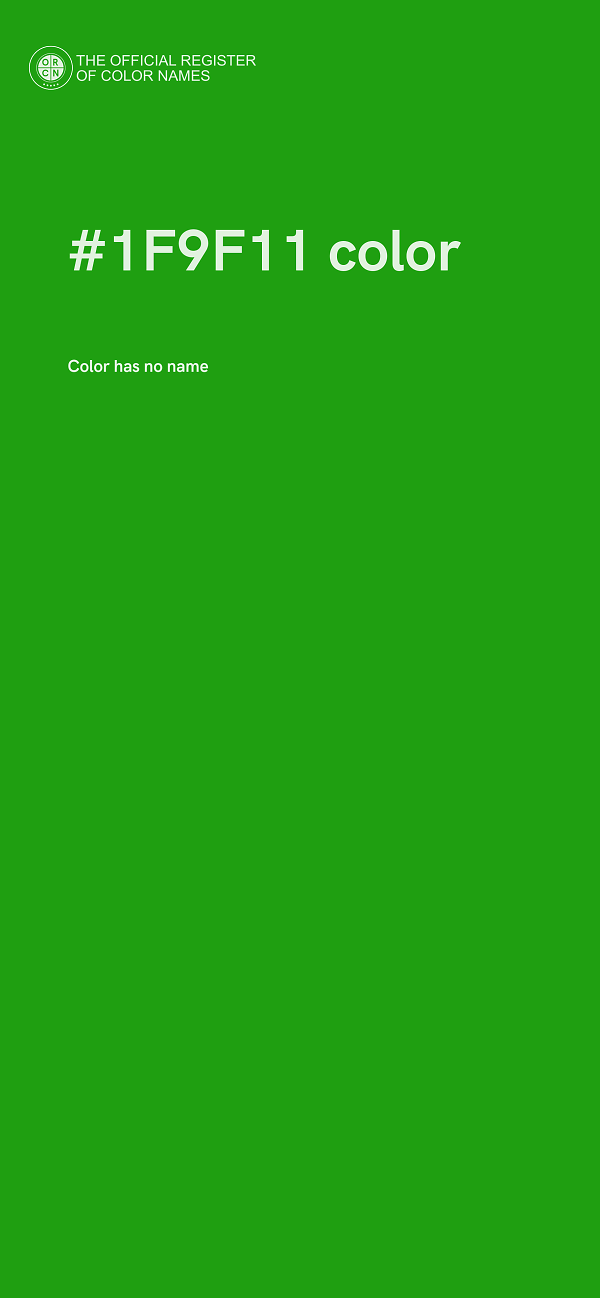 #1F9F11 color image