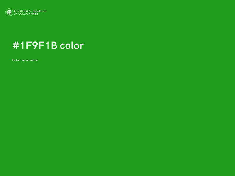 #1F9F1B color image