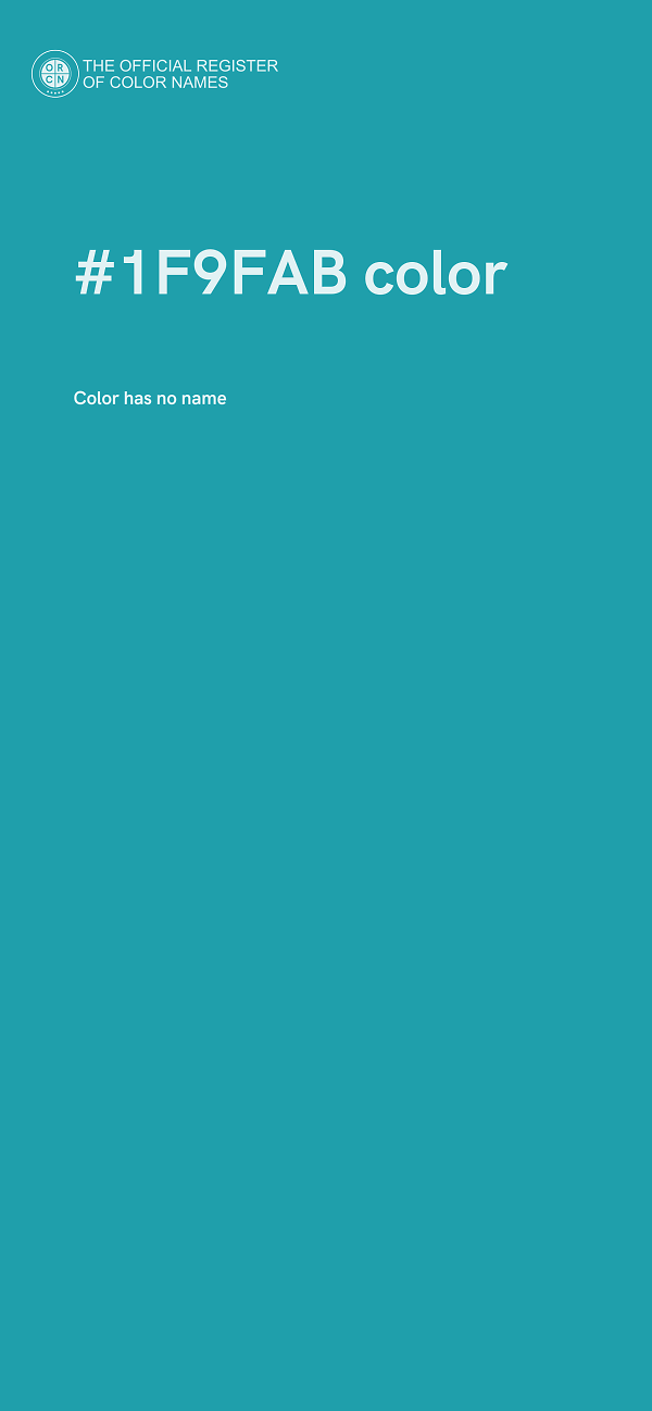 #1F9FAB color image