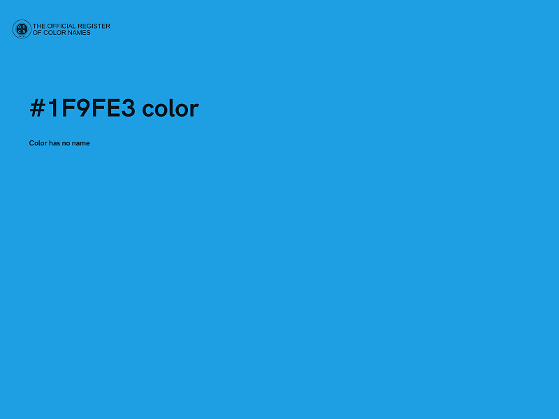 #1F9FE3 color image