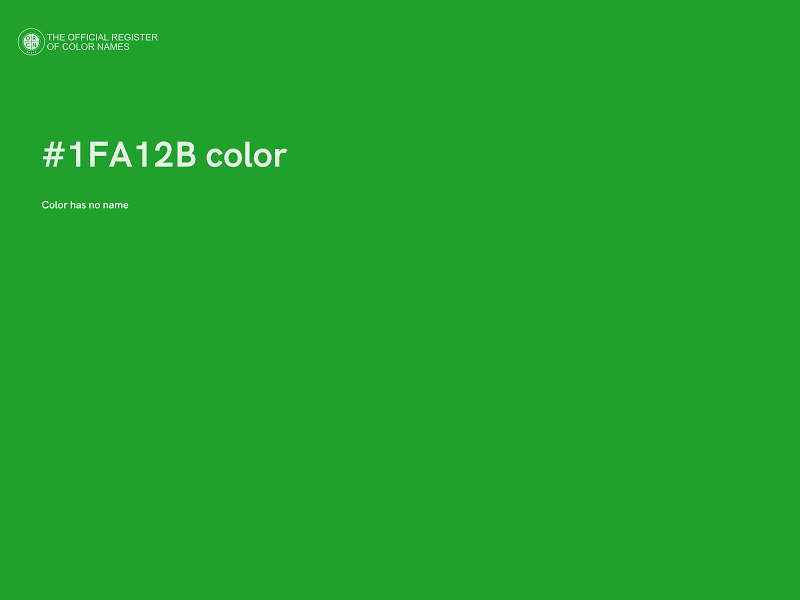 #1FA12B color image